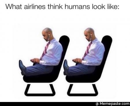 What airlines think humans look like
