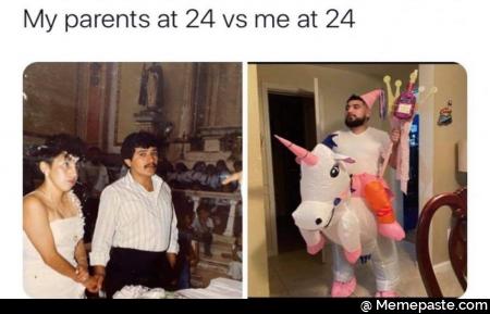 My parents at me at if 