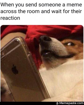 When you send someone the room and wait for their nA 