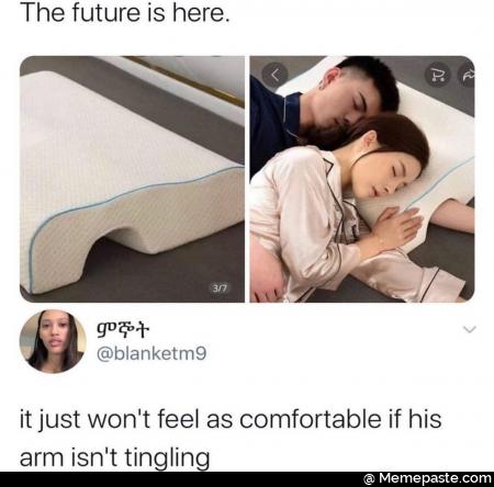 The future is here nit just won feel as if his tingling 