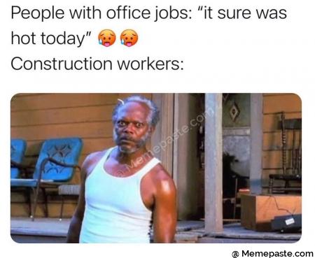 People with office jobs it sure was today workers 