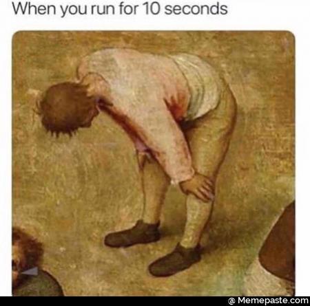 When you run for seconds it lo 