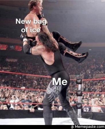 New bag of ice Me 